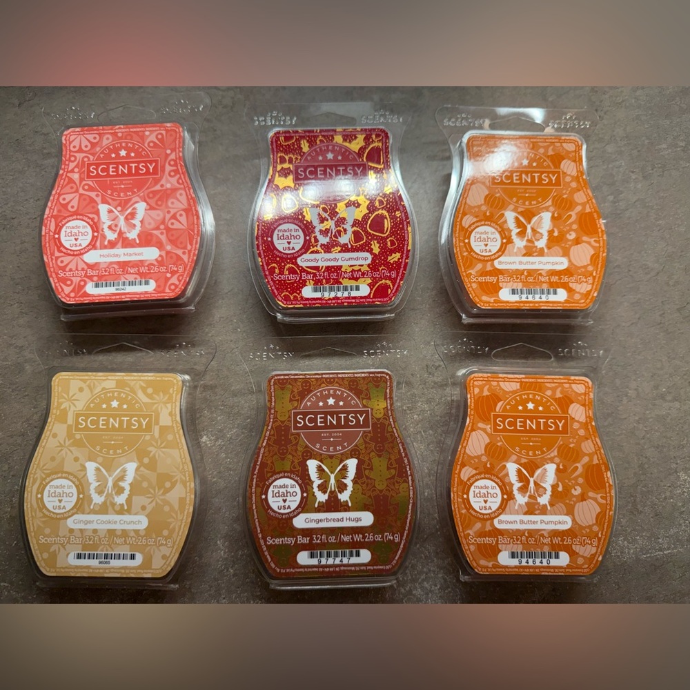 Brand new this season Scentsy wax bar bundle!